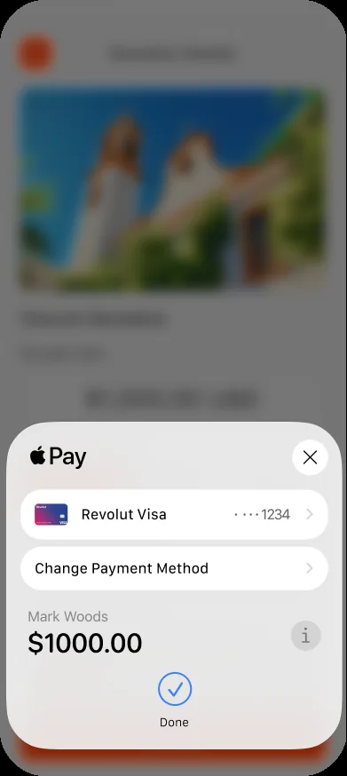 Paying with Apple Pay